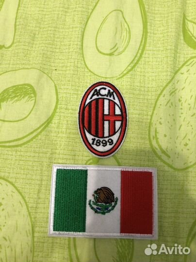 Нашивка, термопатч фк Милан и сборная Мексика