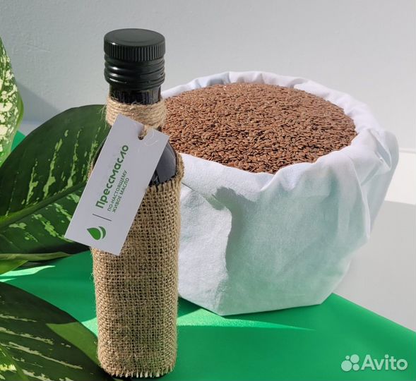 Сыродавленое льняное масло под заказ