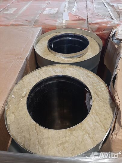 Сэндвич дымоход 150х250, нов.компл, для печи-котла