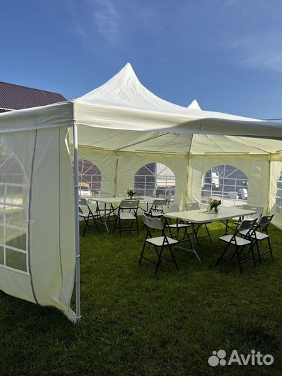 Шатер и банкетная мебель в аренду