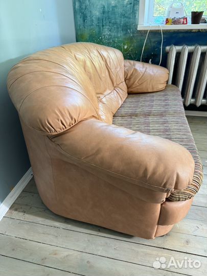 Диван даухместный (нат.кожа)