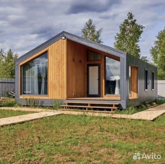 Построим дом в стиле Барн хаус или А-Фрейм