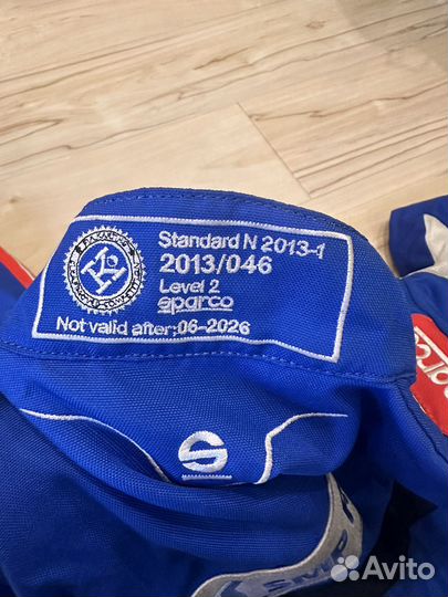 Комбинезон для картинга Sparco подростковый