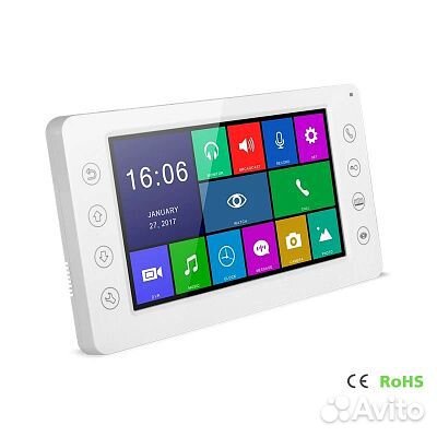 Видеодомофон AT-VD750C/SD WH