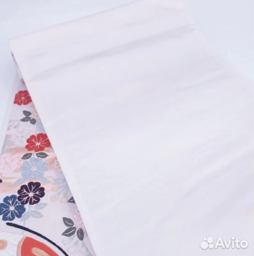 Оби Фукуро с металлизированной вышивкой, шёлк