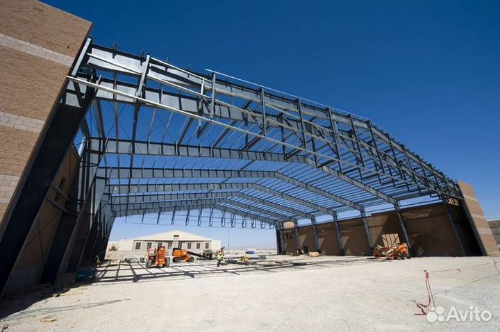 Ангар каркасный