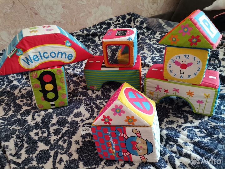 Мягкие кубики развивающие