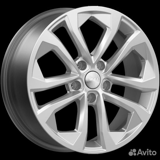 R17 5x114,3 7J ET45 D67,1 Скад Тукан toyota silver