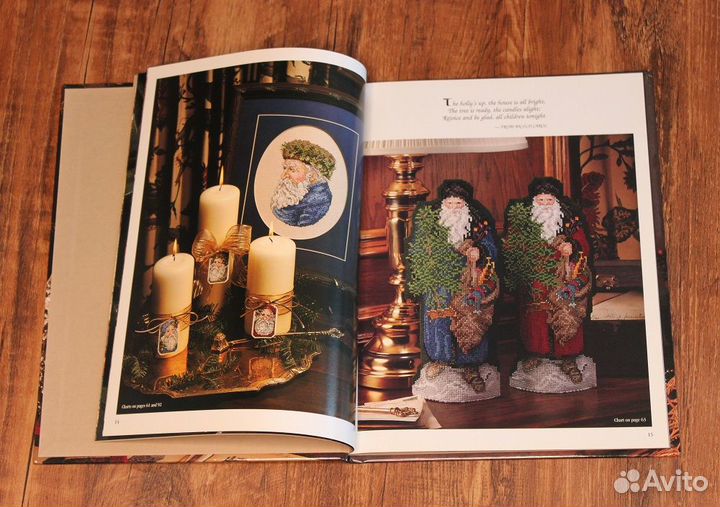 Книга по вышивке Down Santa Claus Lane