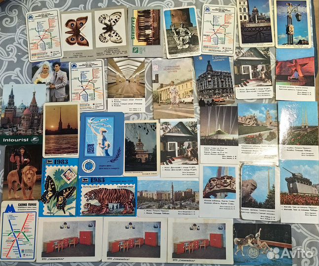 Карманные календарики СССР