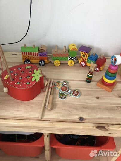 Развивающие деревянные игрушки