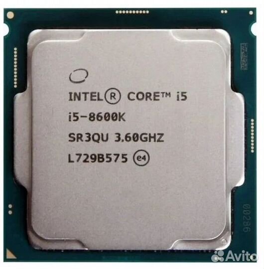 Процессор Intel Core i5 8600K, LGA 1151v2