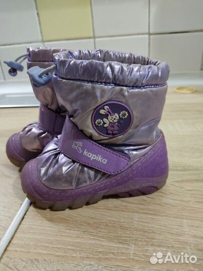 Сапоги зимние детские 22 р(дутики)