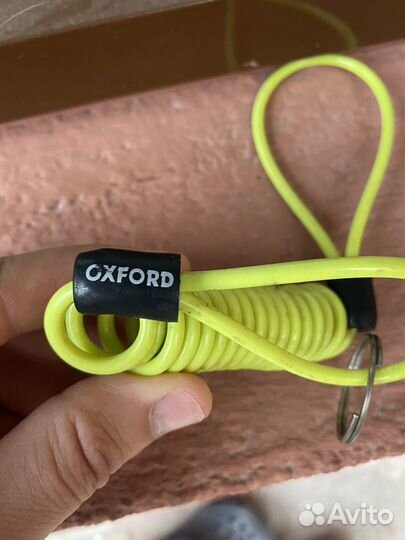 Шнур-напоминалка для замка на тормозной диск мото