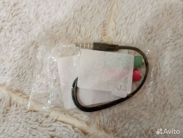 Переходник для наушников и микрофона jack 3,5 мм