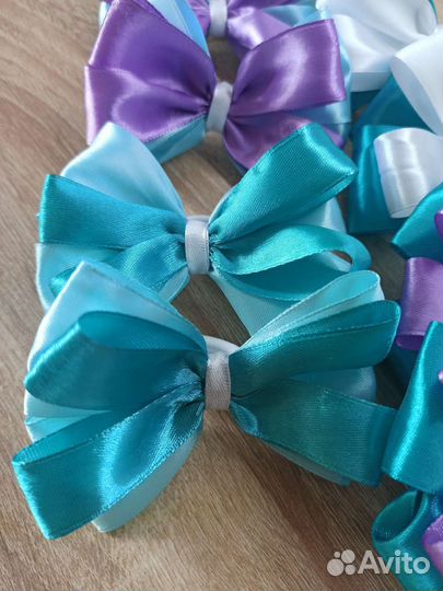 Резинка для волос бантики ручная работа