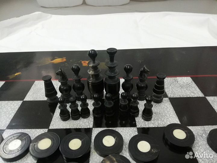 Нарды шахматы Вьетнам дерево кость