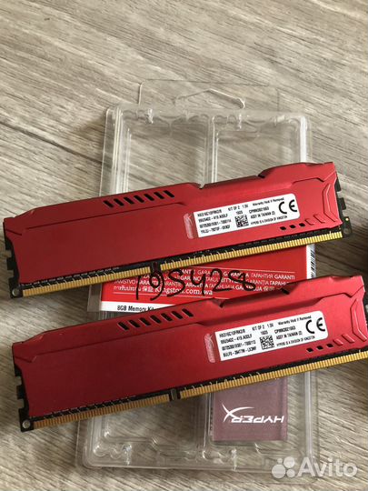 Оперативная память DDR3 2x8 и 2х4