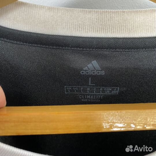 Футболка Adidas черная 3 полоски оригинал