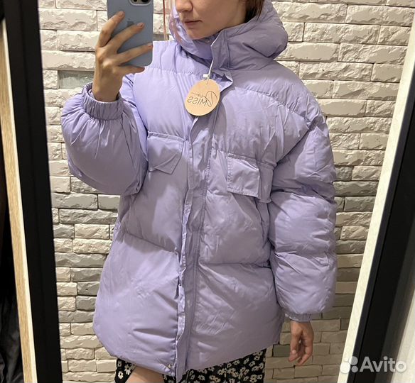 Парка зимняя 50 пуховик новый женский