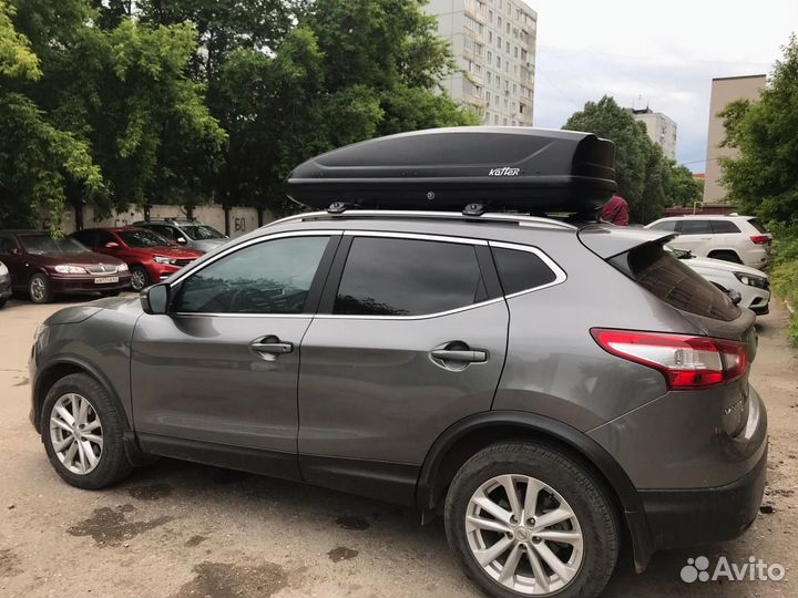 Автобокс на крышу Nissan Qashqai