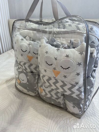 Комплект постельного белья для новорожденных