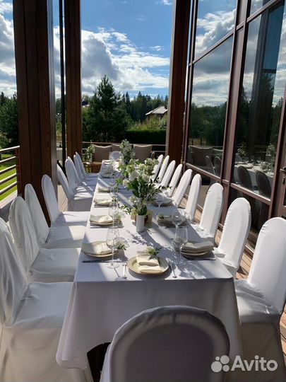 Аренда скатертей и чехлов на стулья