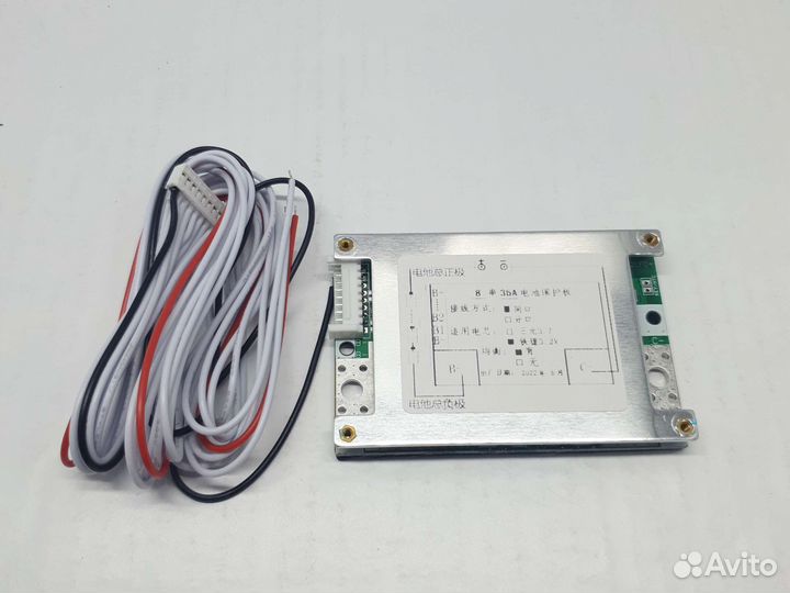 Bms бмс 8s 24v lifepo4 3.2v 35a