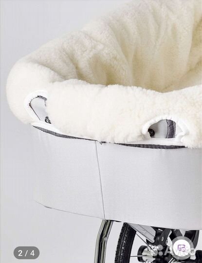 Меховой борт в коляску