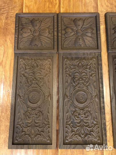 Резное панно из дерева. Настенное пано