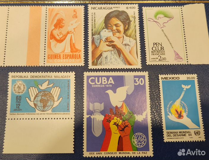 Марки голуби