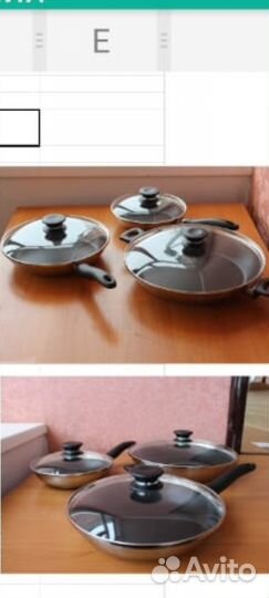 Продам набор сковородок icook новый