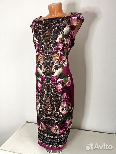 Элегантное платье 48-50р. uk16, неопрен