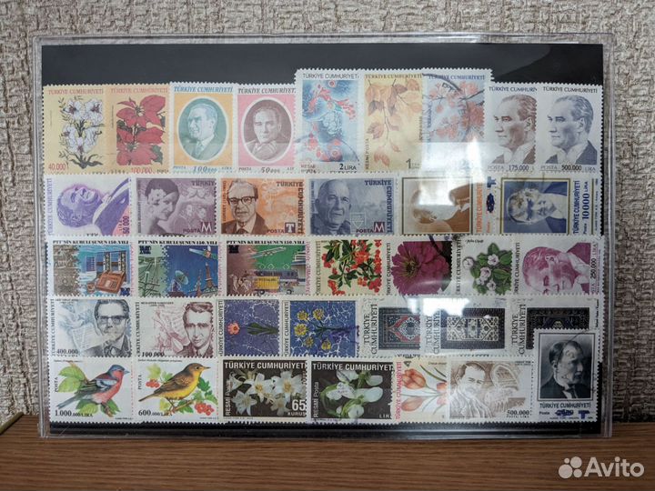 Запечатанные турецкие марки