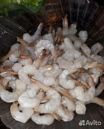 Креветки очищенные б/г