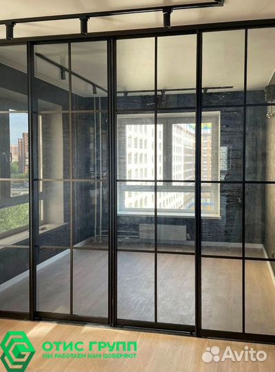 Стеклянные перегородки