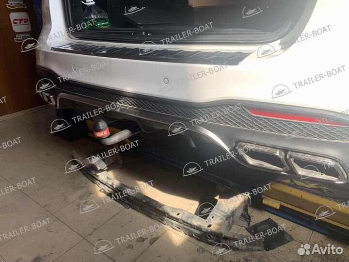 Фаркоп Mercedes-Benz GL (x164) 2005-2012, рама и крюк шар 50 мм, 45519