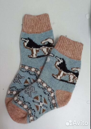 Шерстяные носки