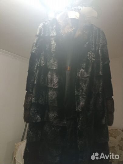 Шуба норковая 42 44 бу