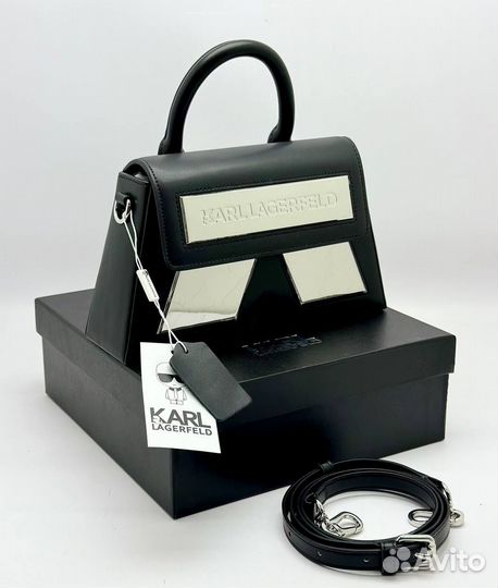 Сумка черная женская karl lagerfeld