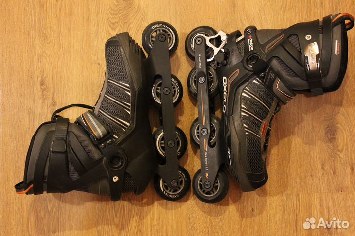 Роликовые коньки oxelo diabolo brake system 45разм