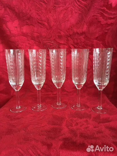 Фужеры хрустальные лзхс