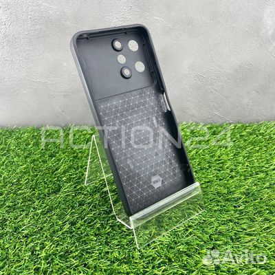 Чехол на Xiaomi Redmi 12 трансформер (синий)