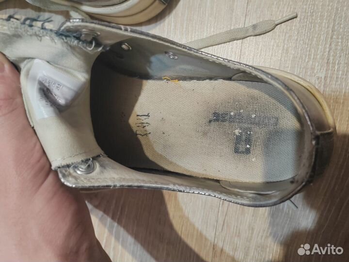 Кеды rick owens x converse turbodrk silver