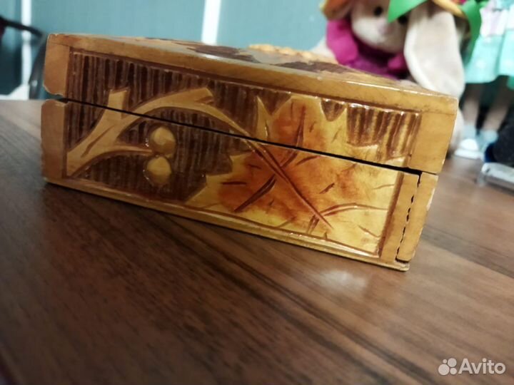 Шкатулка деревянная СССР