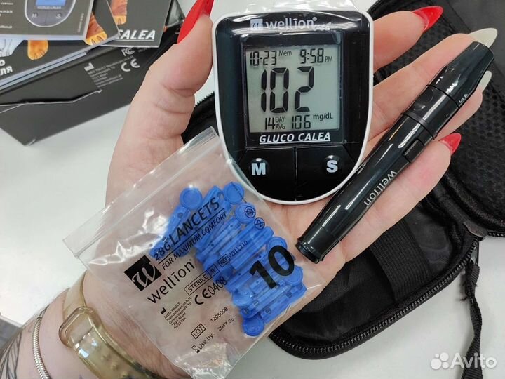 Глюкометр для кошек и собак Wellion Gluco Calea