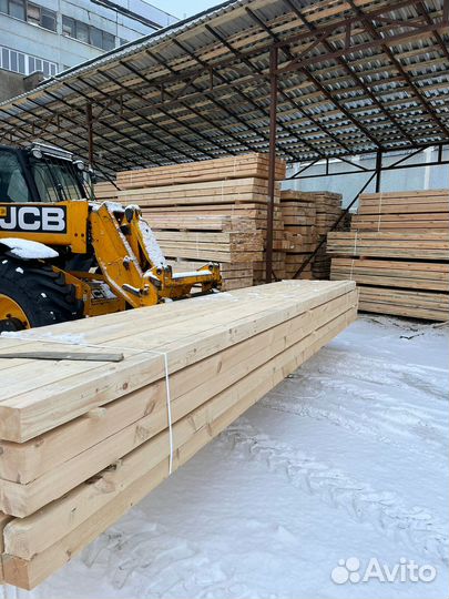 Брус обрезной 100х200х6000мм с доставкой