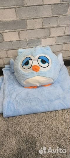 Сова с пледом 3 в 1