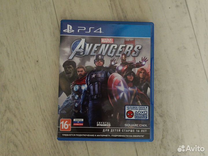 Игра для playstation ps4 marvel avengers