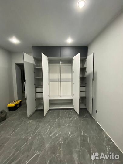 Шкаф распашной на заказ с монтажом